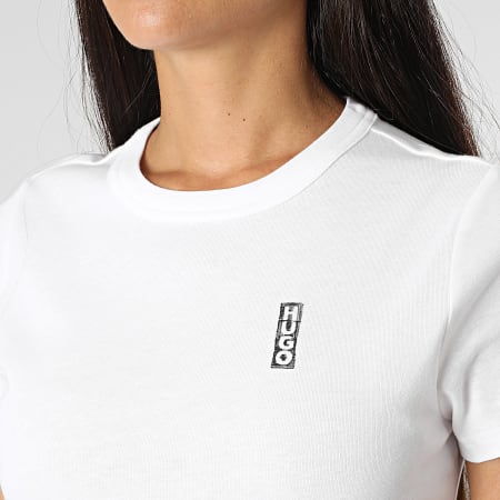 HUGO - Tee Shirt Femme Classic 50495095 Blanc