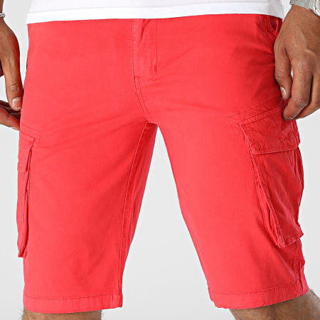 Frilivin - Pantalones cortos Cargo rojos