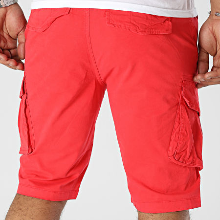Frilivin - Pantalones cortos Cargo rojos