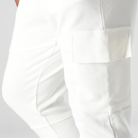 Frilivin - Pantalones de chándal blancos