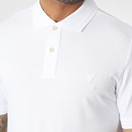 Guess - Polo Manches Courtes M3YP60-K7O64 Blanc