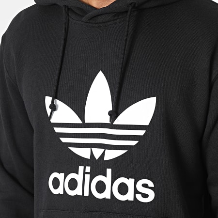 Adidas Originals - Sudadera con capucha Trefoil IM4489 Negro