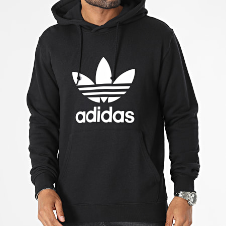 Adidas Originals - Sudadera con capucha Trefoil IM4489 Negro
