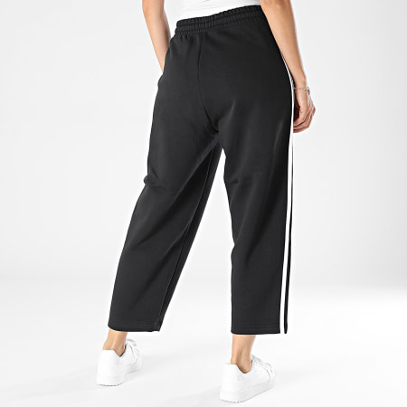 Adidas Performance - Pantalones de chándal con banda de 3 rayas para mujer HZ5748 Negro
