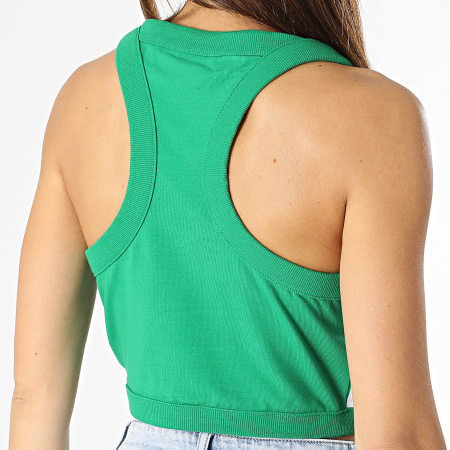Adidas Originals - Camiseta de tirantes con banda para mujer IK6586 Verde