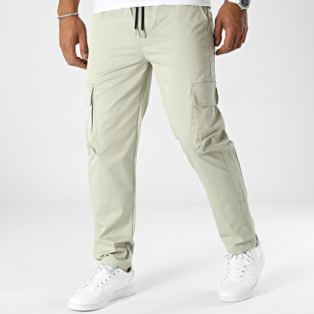 Frilivin - Pantalon Cargo Vert Kaki