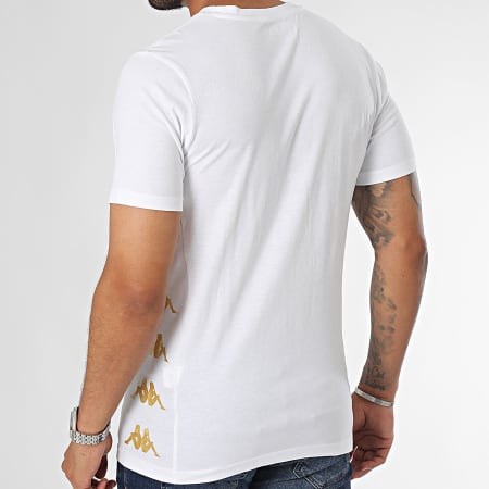Kappa - Camiseta Giovo 381P1EW Oro Blanco