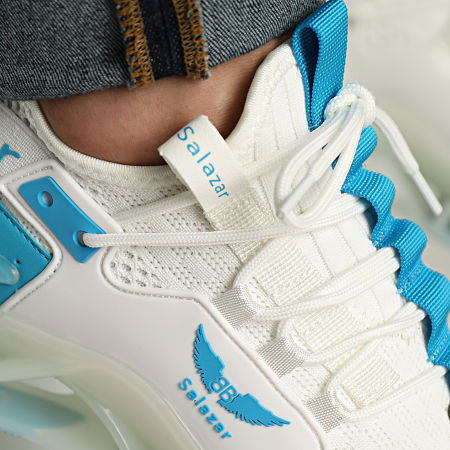 Zapatillas azul claro best sale