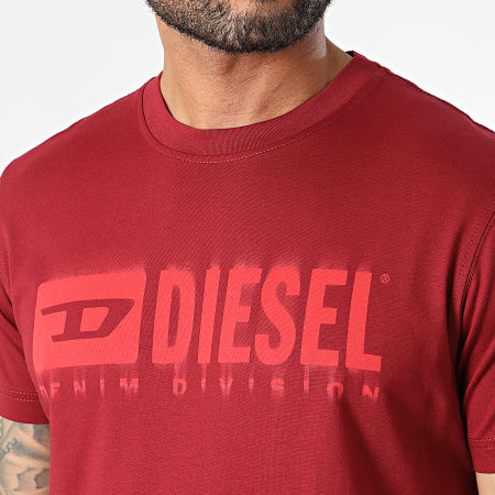 Diesel - Camiseta T-Diegor A03593-0CATM Burdeos