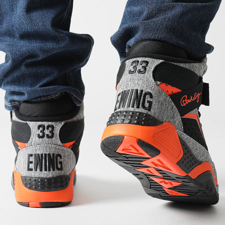 Ewing Athletics - Focus X Manhattan Zapatillas 1BM02163 Windchime Negro Naranja