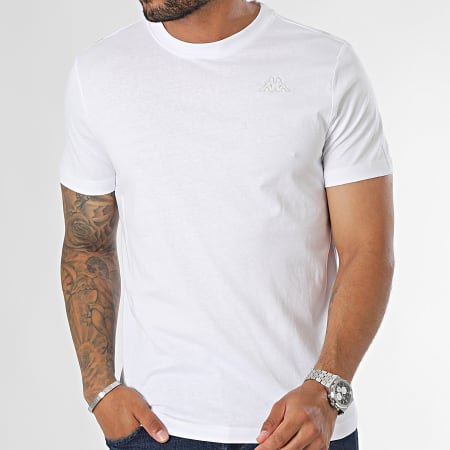Kappa Herren T-Shirt Cafers Slim – Sportlich-urbanes Basic Für Herbst/Winter 2023 In Slim Passform