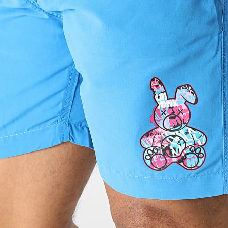 Sale Môme Paris - Pantaloncini da bagno King Blue Graffiti Rabbit