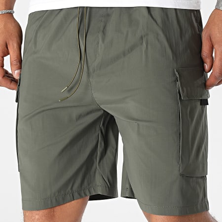 Uniplay - Pantalones cortos cargo caqui verdes