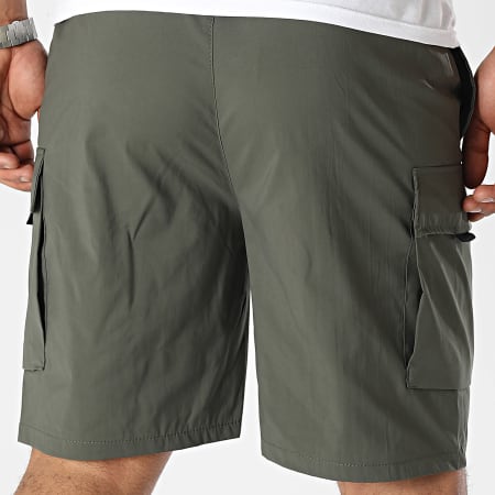 Uniplay - Pantalones cortos cargo caqui verdes