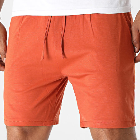 Uniplay - Pantalones cortos de jogging rojo ladrillo