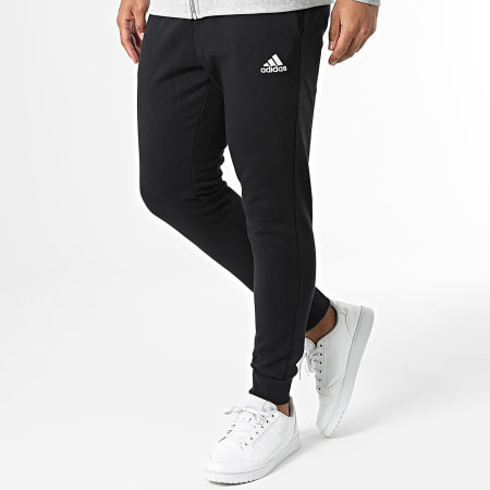 Adidas Sportswear - Ensemble De Survetement A Bandes 3 Stripes IA3073 Gris  Chiné Noir 