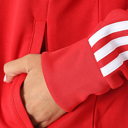 Adidas Originals - Chaqueta con cremallera IL2494 Red Stripe, de SST Mujer