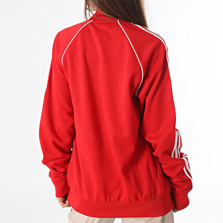 Adidas Originals - Giacca con zip SST donna IL2494 Red Stripe