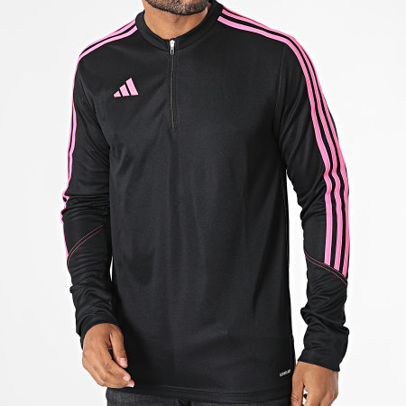 Adidas Sportswear - Tee Shirt Manches Longues A Bandes Tiro 23 IL9551 Noir