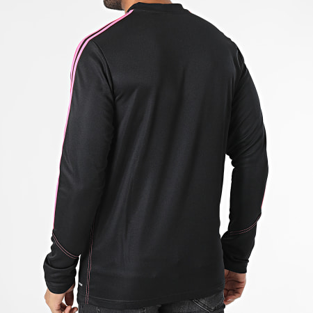 Adidas Sportswear - Tiro 23 IL9551 Maglietta a maniche lunghe nera con strisce