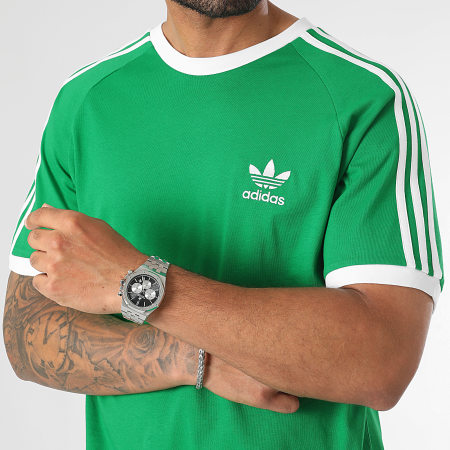 Adidas Originals - Tee Shirt A Bandes 3 Stripes IM0410 Vert