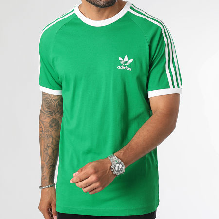 Adidas Originals - Camiseta 3 Rayas IM0410 Verde