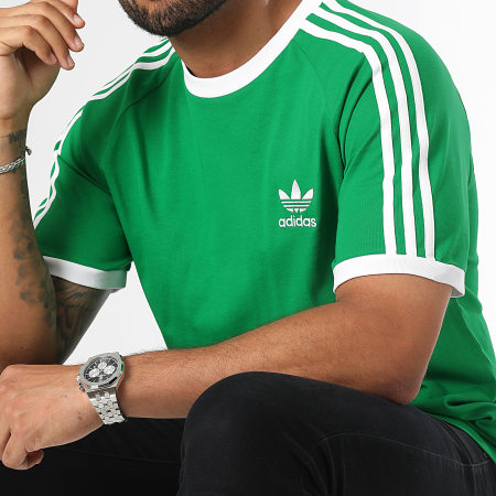 Adidas Originals - Camiseta 3 Rayas IM0410 Verde