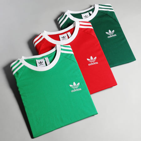Adidas Originals - Maglietta a 3 strisce IM0410 Verde