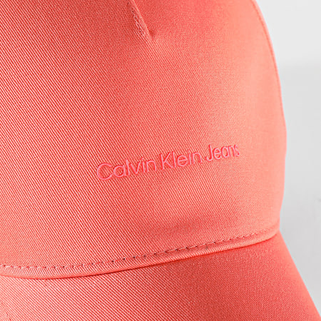 Calvin Klein - Gorra ultraligera de mujer rosa salmón