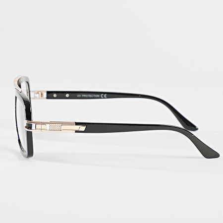 Classic Series - Lunettes De Soleil Noir Doré