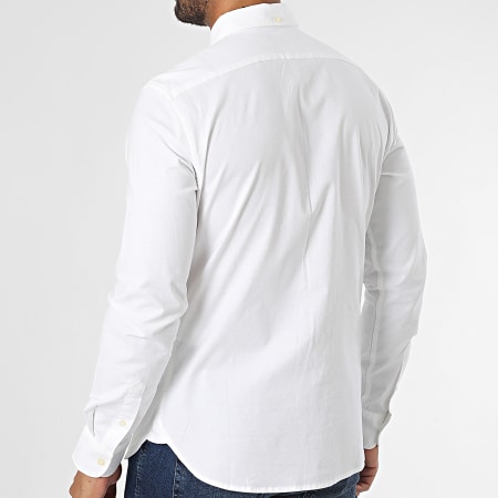 Dockers - Camicia slim a maniche lunghe 29599 Bianco