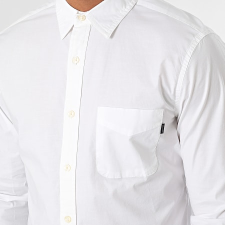 Dockers - Camisa Slim Manga Larga A1114 Blanca