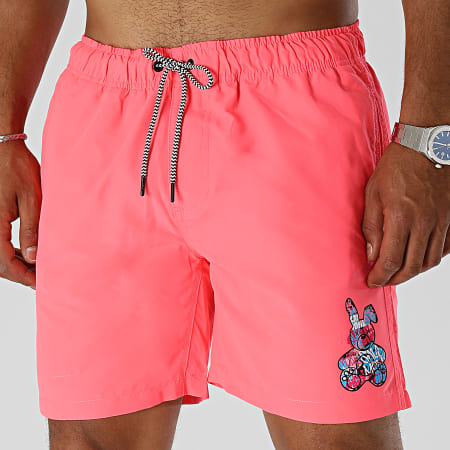 Sale Môme Paris - Shorts de baño Fluo Pink Graffiti Rabbit