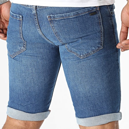 Short En Jean Bleu Femme Vintage - Marque Denim & Co., Taille 10, Occasion Très Bon état