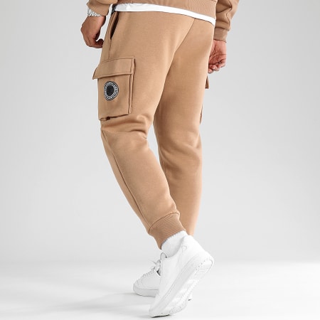Final Club - Premium 1129 Pantaloni da jogging cargo beige moka