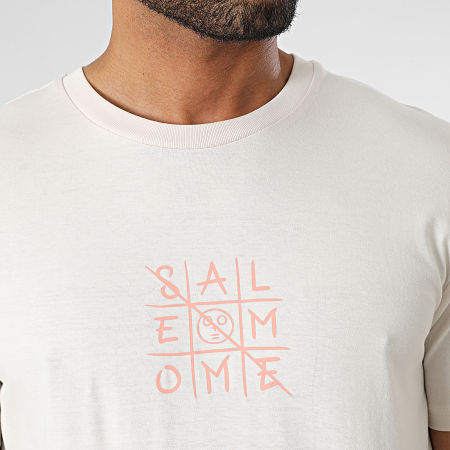 Sale Môme Paris - Tee Shirt Morpion Beige Saumon