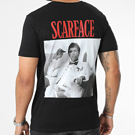Scarface - Camiseta Sitting negra