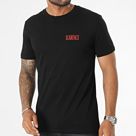 Scarface - Camiseta Sitting negra
