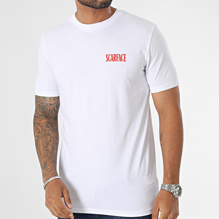 Scarface - Tee Shirt Images Blanc