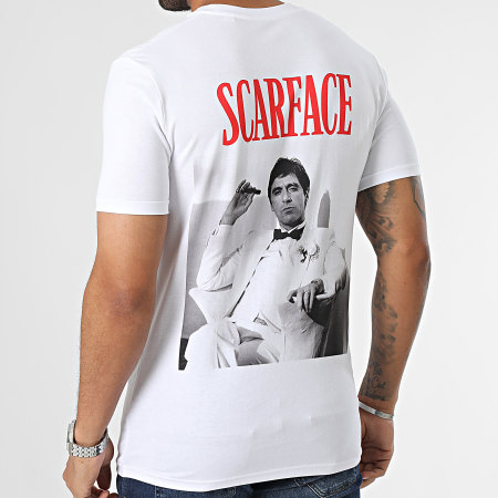 Scarface - Maglietta bianca Sitting