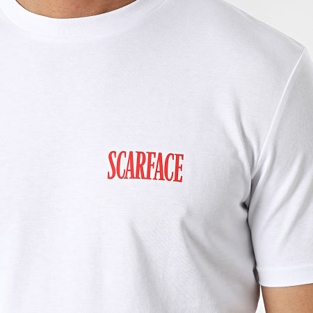 Scarface - Tee Shirt Sitting Blanc