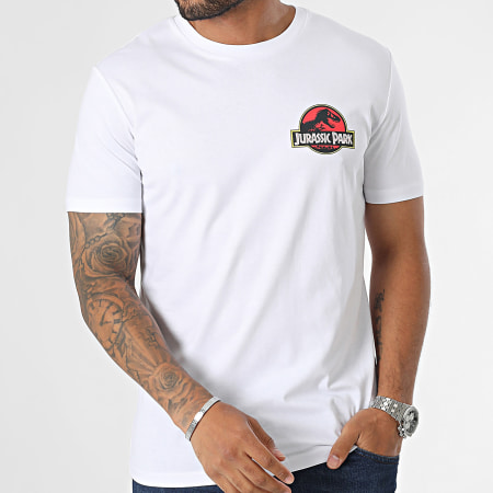 Jurassic Park - Camiseta Original Blanca