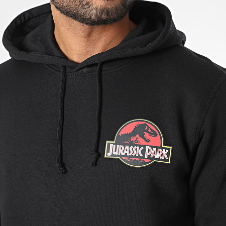 Jurassic Park - Felpa con cappuccio originale nera