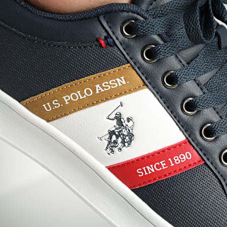 US Polo ASSN - Sneaker alte Bosona Navy Red Tan