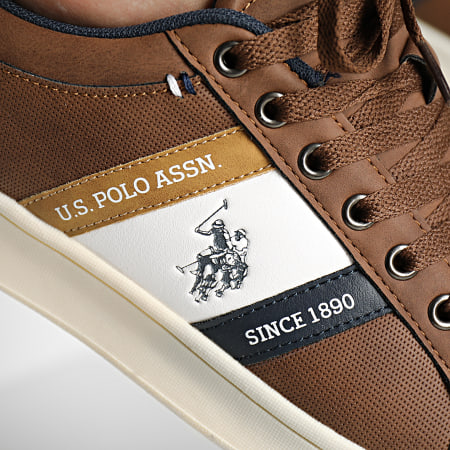 US Polo ASSN - Sneaker alte Bosona Brown Navy Tan