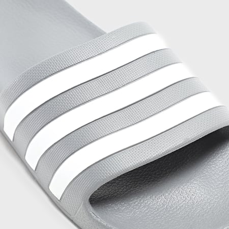 Adidas Sportswear - Claquettes Adilette Aqua F35538 Grigio Tre Bianco