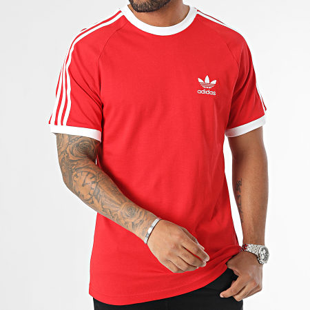 Adidas Originals - Tee Shirt 3 Stripes IA4852 Rouge