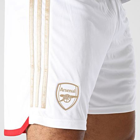 Adidas Sportswear - Short Jogging A Bandes Arsenal HR6924 Blanc
