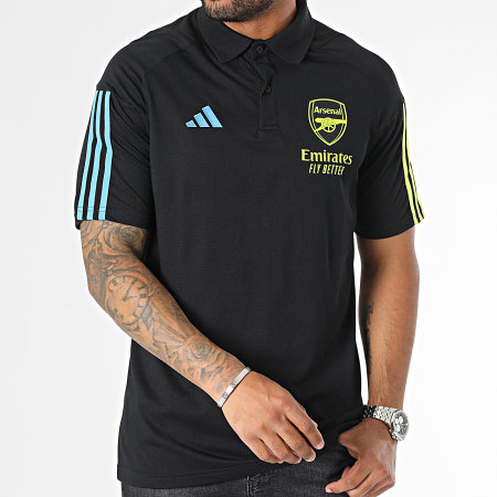 Adidas Sportswear - Polo Manches Courtes A Bandes Arsenal HZ2169 Noir
