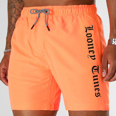 Looney Tunes - Short De Bain Gothique Orange Fluo